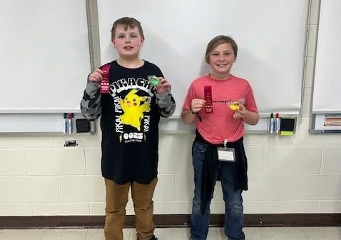 🏆 5th Grade 2nd Place Winners: Bentley Taylor, Cooper Bowman