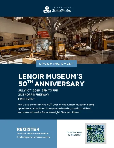 Celebrate the Lenoir Museum's 50th Anniversary
