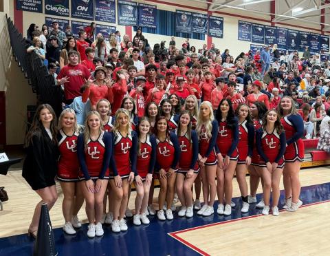 Lead by our cheerleaders, the UC Student Section is always full of energy and spirit.
