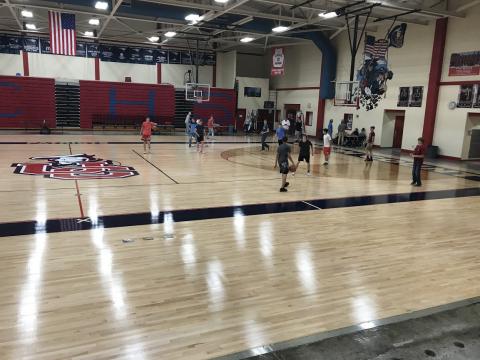 Patriots Basketball Receives New Gym Floor