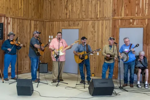 Great Music from TN90 Bluegrass Band Photo by Patrick Hurley