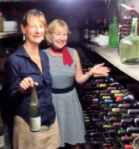 Arlene Anderson with French host Sylvie Arlene Anderson with French host Sylvie