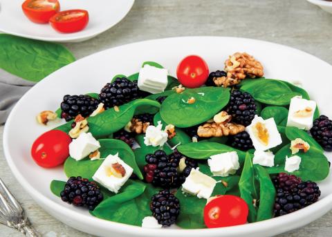HUC Berry Spinach Salad