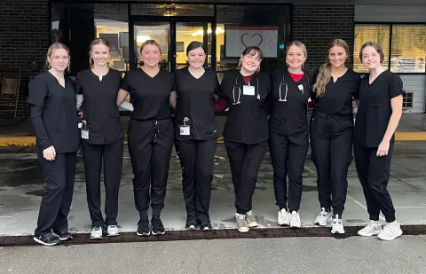 Photo submitted by Joanie Brock of Union County Public Schools. Pictured left to right: Alyssa Giles, Macy Hill, Emma Mayes, Madison Fox, Madison Lawson, Savannah Fee, Ava Biggs, Rylee Hurst. Not pictured is Madison Heath, Elizabeth Lancaster, and Summer Sanders