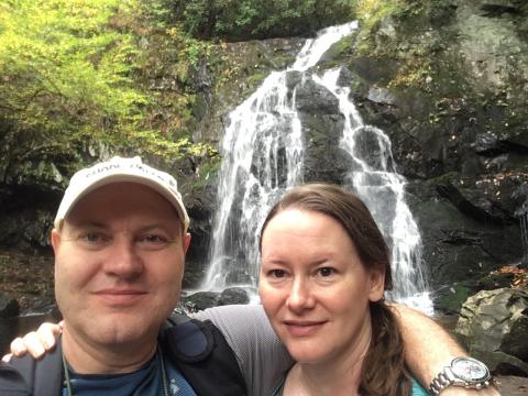 Knox Union Storage owners Jay and Erika Gulledge at Spruce Flats in the Smokies