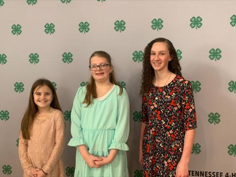 Photo by Olivia Howard Photo by Olivia Howard. Left to right McKenzie Muncey, Ella Ryder, and Gracie Tindell