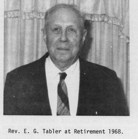 Remembering Blaine and the Reverend E. G. Tabler