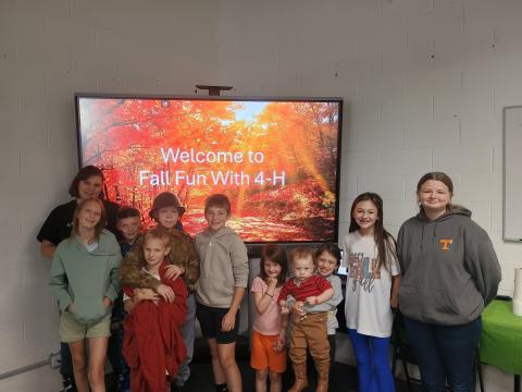 Fall Fun With 4-H Group Photo