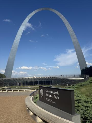 Gateway Arch in St. Louis, Missouri