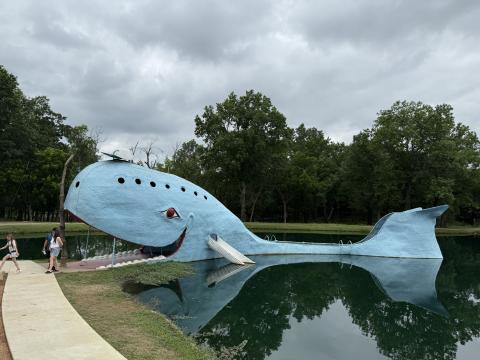 Famous Blue Whale of Catoosa, Oklahoma