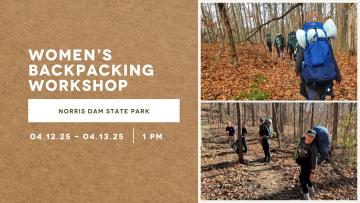 Women's Spring Backpacking Workshop at Norris Dam State Park