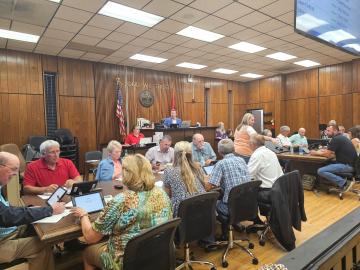 County Commision discusses and approves FY 26 Budget.