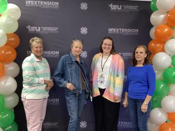 Volunteer Judges Carol Pratt, Jeri Lett, Anna Marie Cooksey, Sharon Hansard
