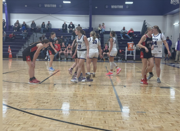 HMMS Girls Basketball Competes in District Tournament