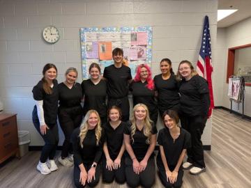 Pictured from left to right- Katie Johnson, Raleigh Korth, Olivia Jones, Brody Williams, Emma Houston, Graciella Linkous, Laurel Owen, Olivia Reed, Kaylee Venable, Keely Relford, and Natayla Anderson.